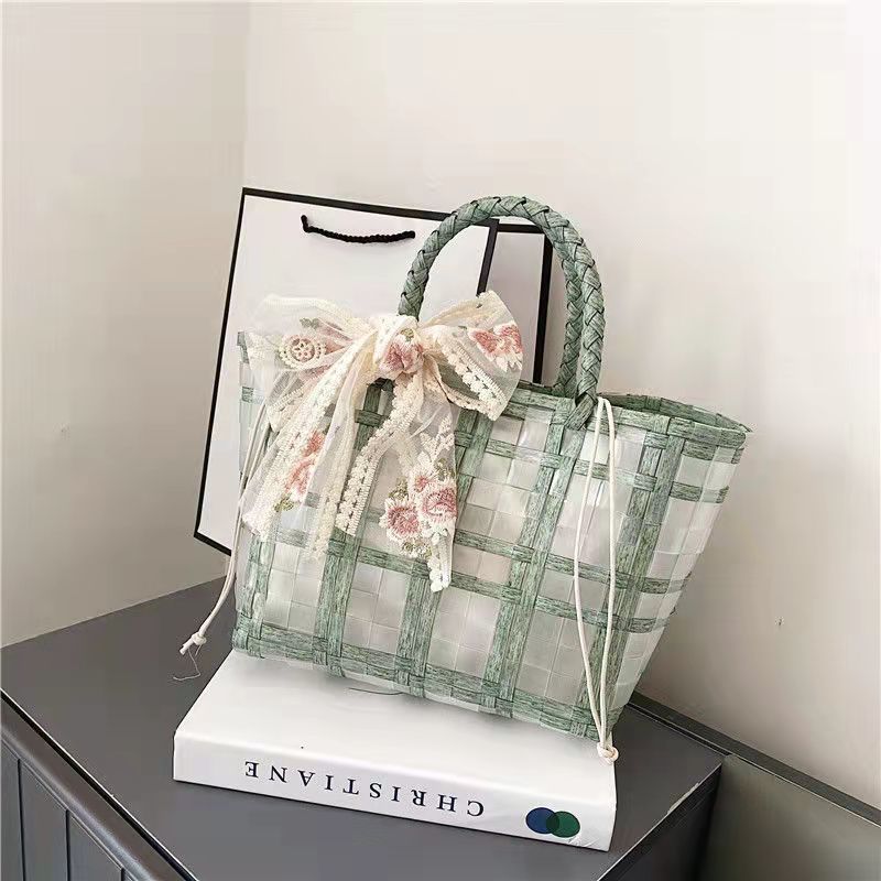 Women's Wedding Large Capacity Woven Hand Gift Bags