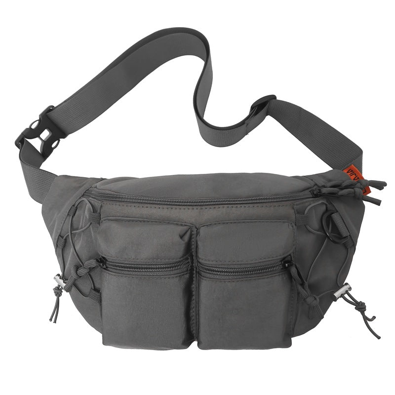 Men's Nylon Waterproof Business Shirt Sport Men's Chest Bags