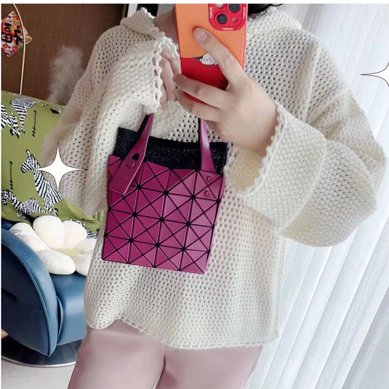 Charming Limited Same Nail Box Geometric Handbags