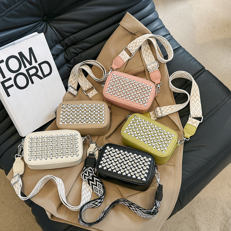 Women's Retro Fashion Diamond Cross Body Western Bags