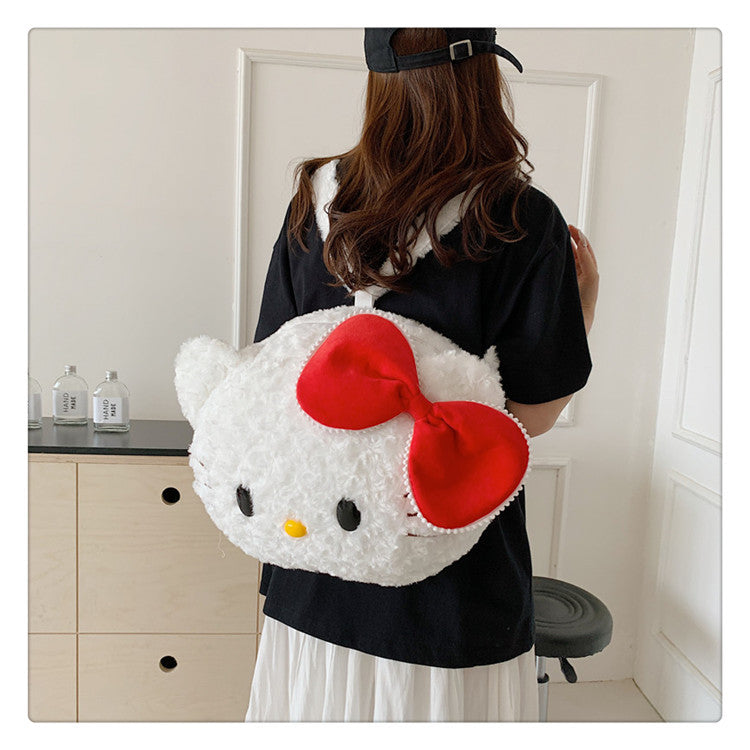 Cat Plush Cute Mobile Doll Birthday Crossbody Bags
