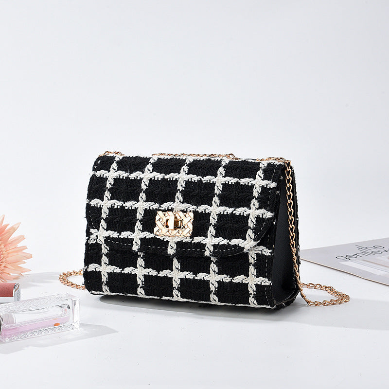 Women's Fashion Chain Western Style Simple Shoulder Bags