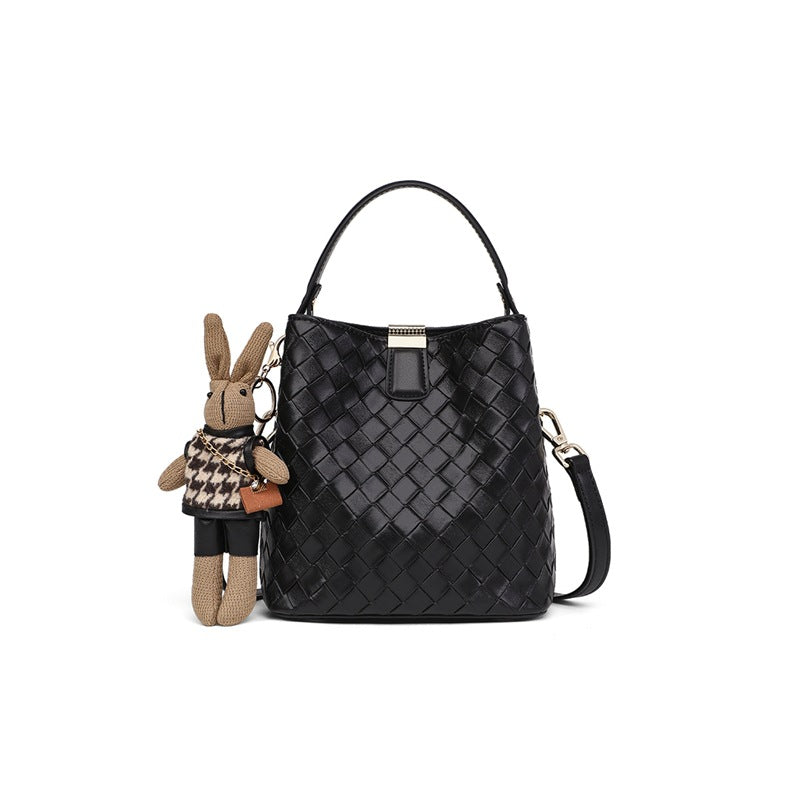 Versatile Carrying High-grade Sense Genuine Leather Women's Messenger Bag