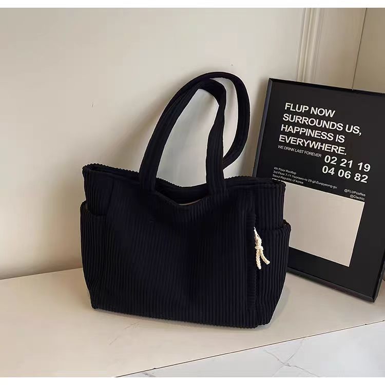 Women's Creative Corduroy One Shopping Advanced Shoulder Bags