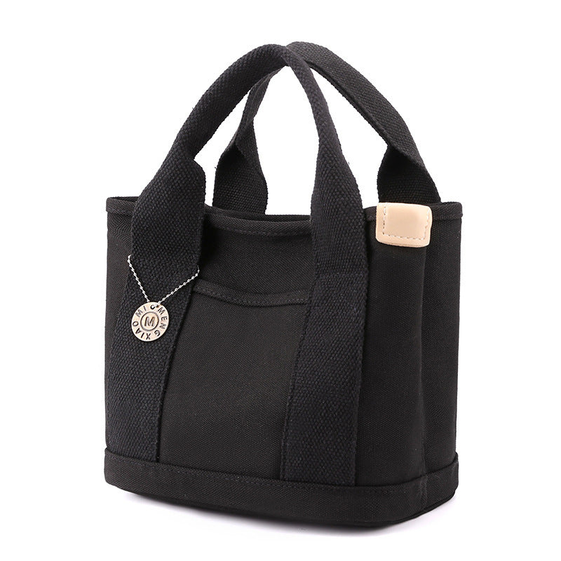 Women's Canvas Reticule Out Clutch Large Handbags