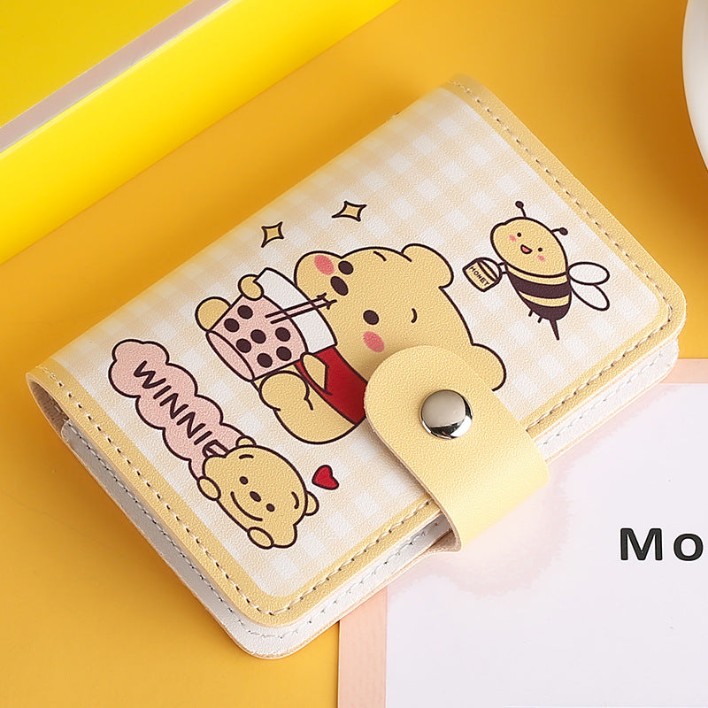 Cartoon Multiple Slots Large Capacity Creative Card Holder