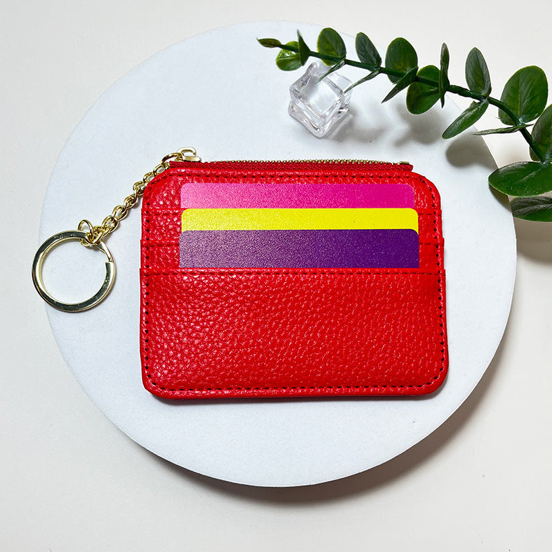 Women's Large Capacity Multiple Slots Exquisite Leather Card Holder