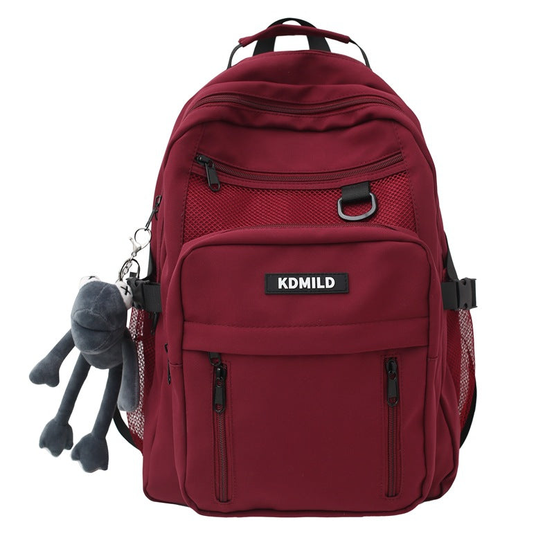 Women's & Men's & Korean High College Versatile Large Backpacks