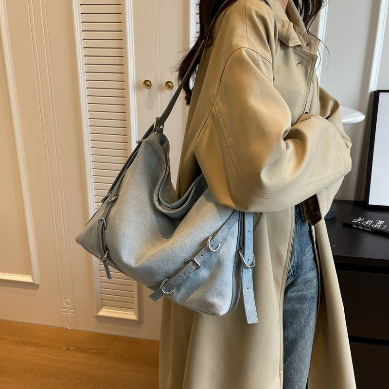Women's Korean Style Large Capacity Retro Gradient Bags