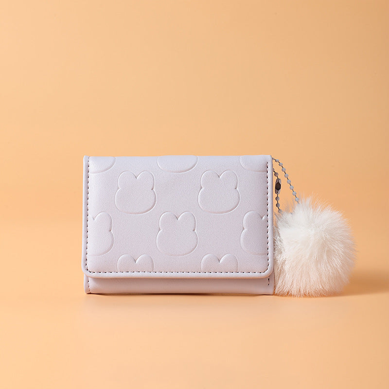 Women's Short Solid Color Spring Pattern Simple Ladies Wallets