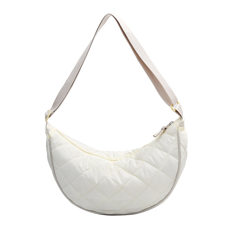 Women's Trendy Fashion Rhombus Dumpling High-grade Large Shoulder Bags