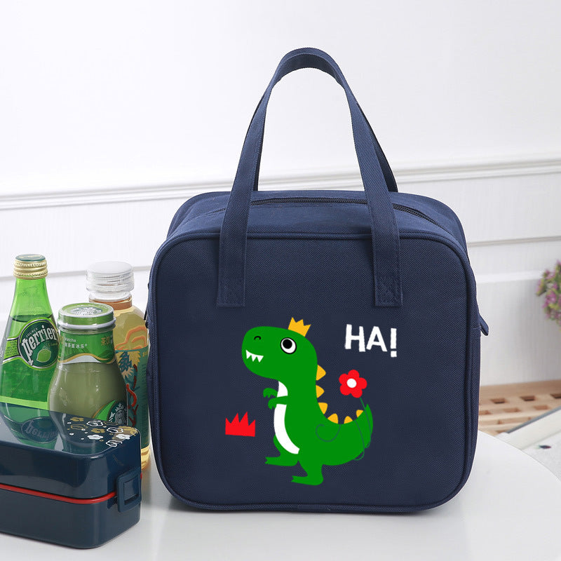 Pretty Women's Cartoon Canvas Lunch Box Bags