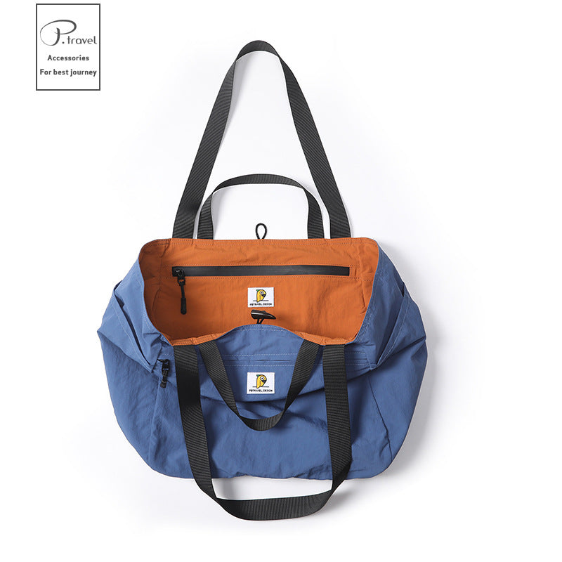 Double-sided Nylon Folding Fashionable Large Capacity Travel Bags