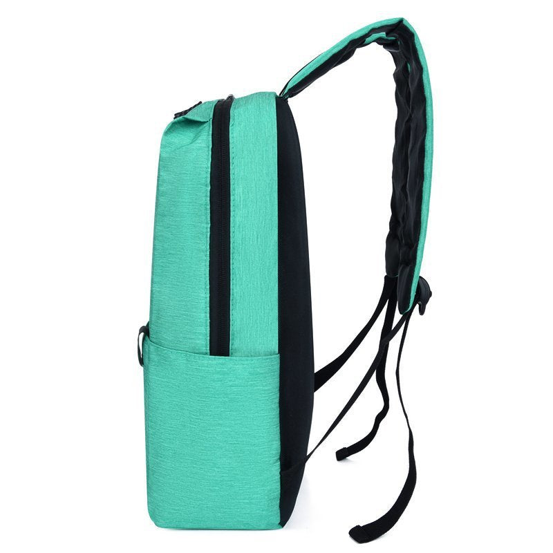 Women's & Men's & Simple Black Easy Storage Shopping Backpacks