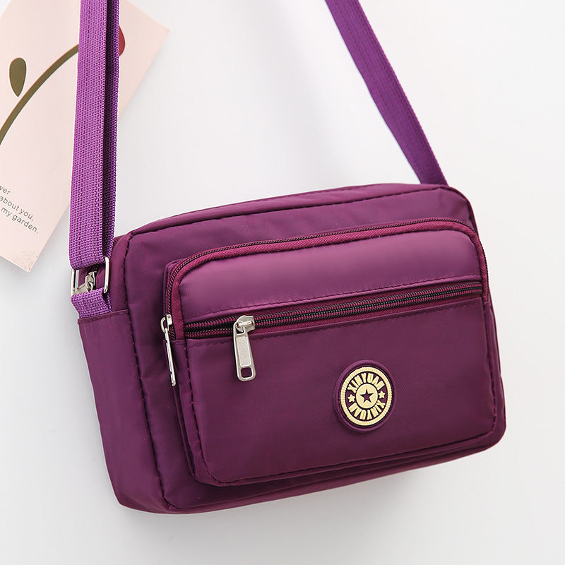 Women's Stall Flower Cloth Oxford Practical Canvas Crossbody Bags