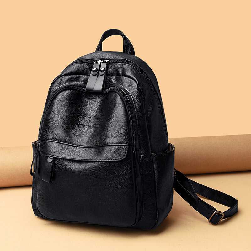 Women's For Trendy Korean Versatile Fashion Soft Backpacks