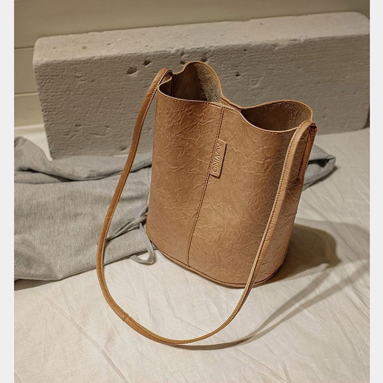 Women's Pleated Shopping Korean Style Customization Shoulder Bags