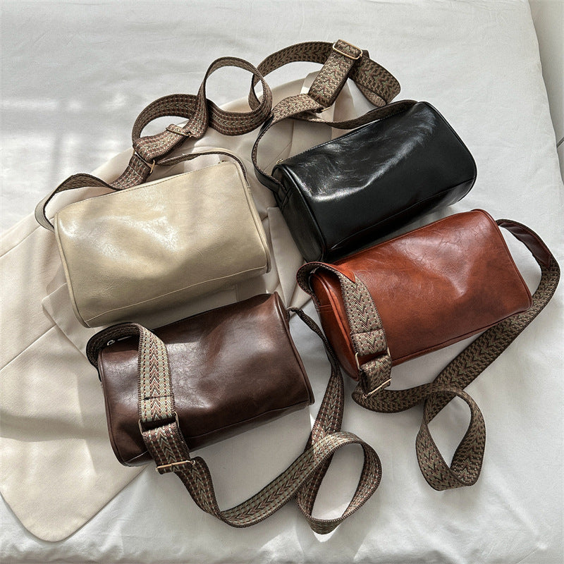 Women's Style Wide Strap Pillow Large Capacity Shoulder Bags