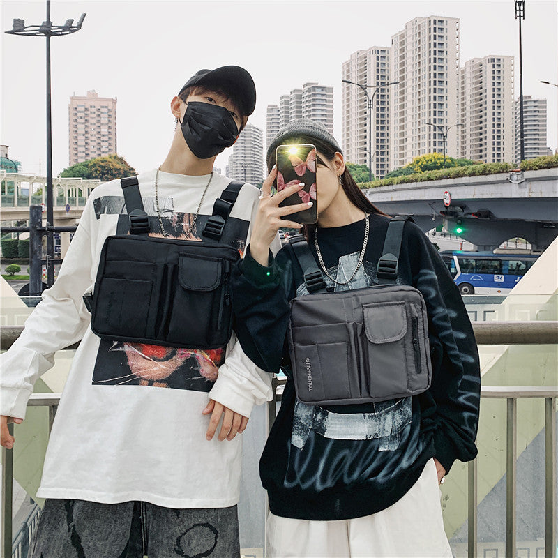 Women's & Men's Street Fashion And Vest Hip Hop Men's Chest Bags