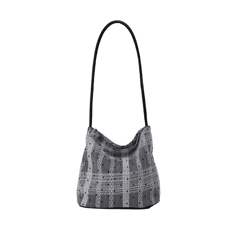 Women's Super Popular Niche Polka Dot Western Shoulder Bags