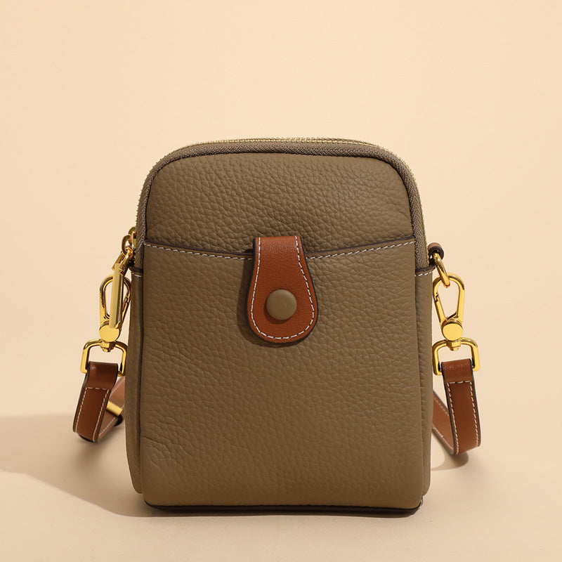 Women's Niche First Layer Leather Multifunctional Crossbody Bags