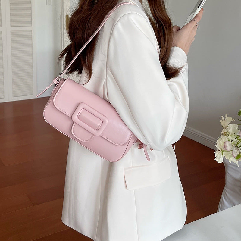 Women's Polly Design Fashion Baguette Retro Underarm Shoulder Bags