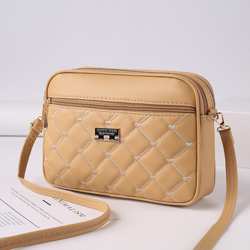 Women's Winter Korean Fashion Diamond Pattern Bags