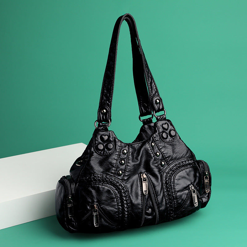 Women's Trendy Retro Fashionable Large Capacity Shoulder Bags
