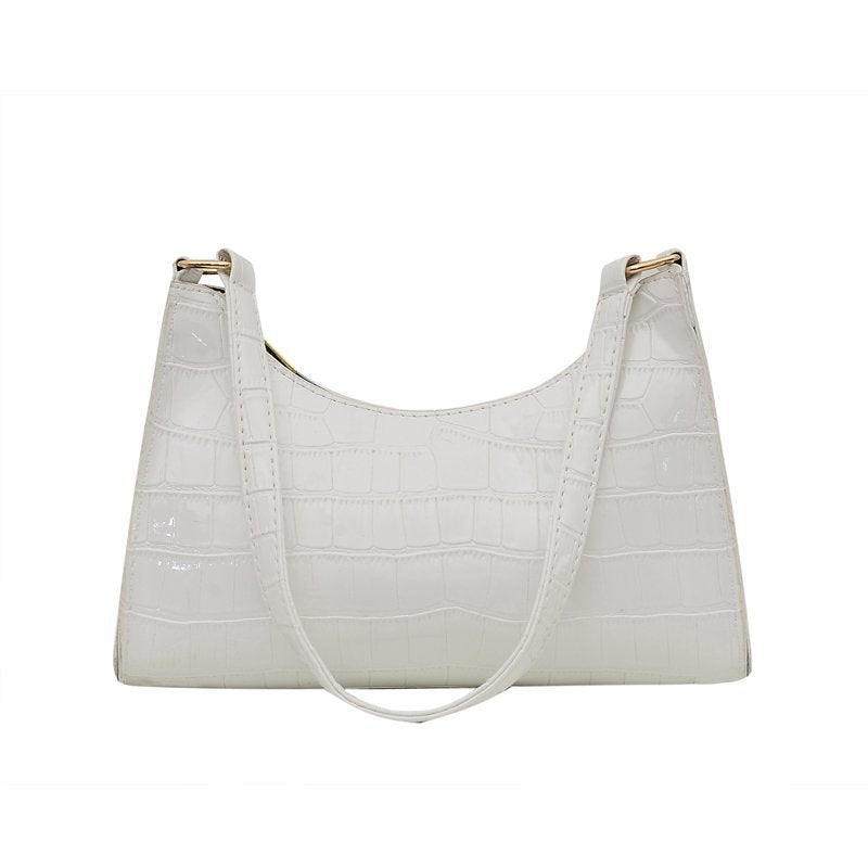 Women's Fashionable Stone Pattern Texture Western Style Leisure Bags