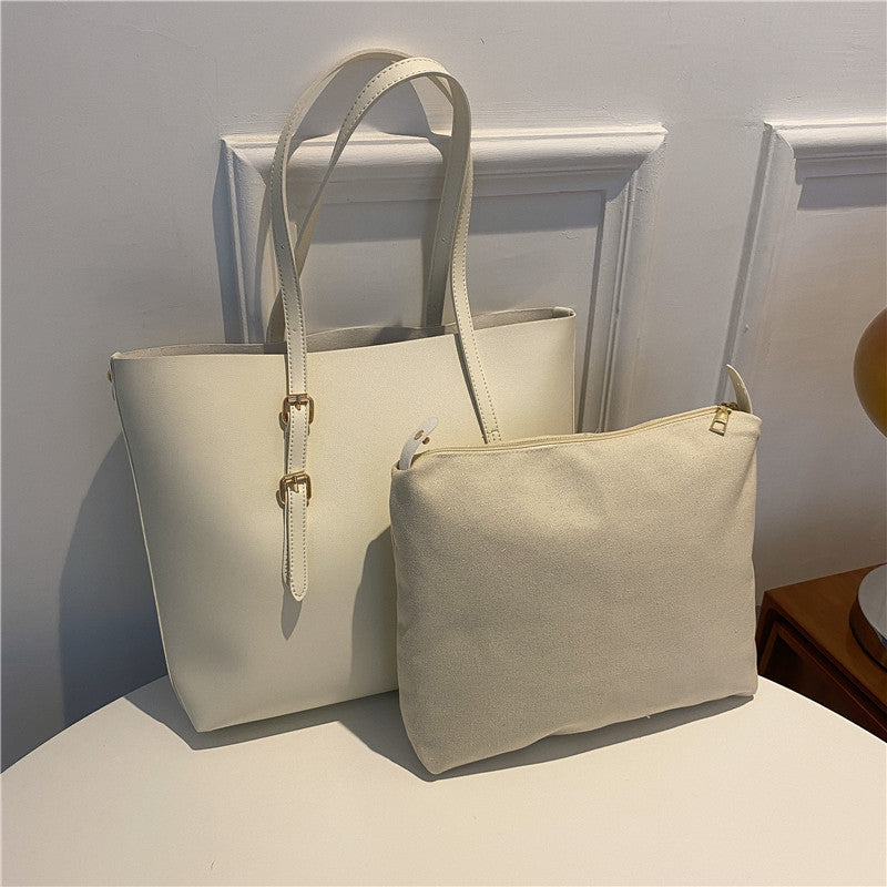 Large Female Fashion Texture Soft Leather Capacity Shoulder Bags