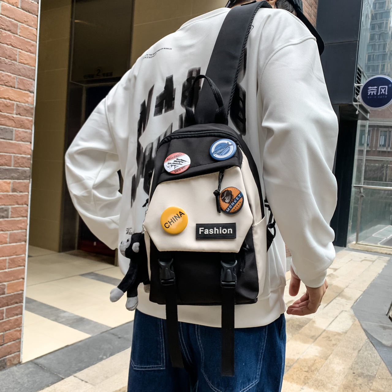 Men's Canvas Large Capacity Trendy Mobile For Bags