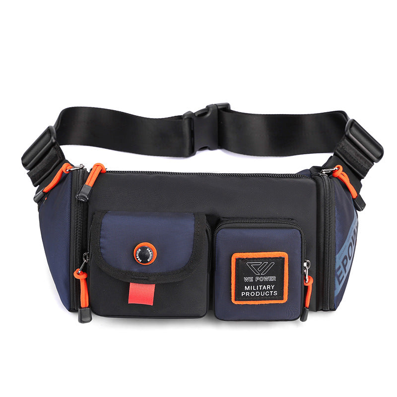 Men's Waterproof Fashion Trendy Large Capacity Commuter Men's Chest Bags