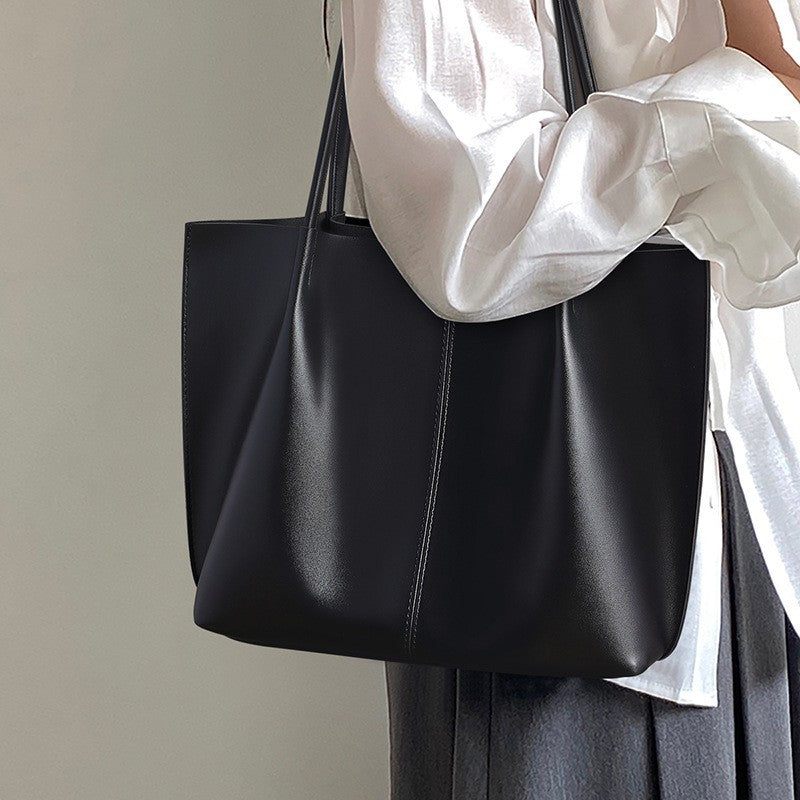 Women's Fashion Trendy Genuine Leather Versatile Large Bags