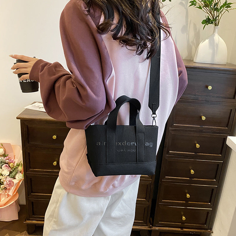 Women's Korean Style Large Capacity Totes Shopping Personalized Crossbody Bags