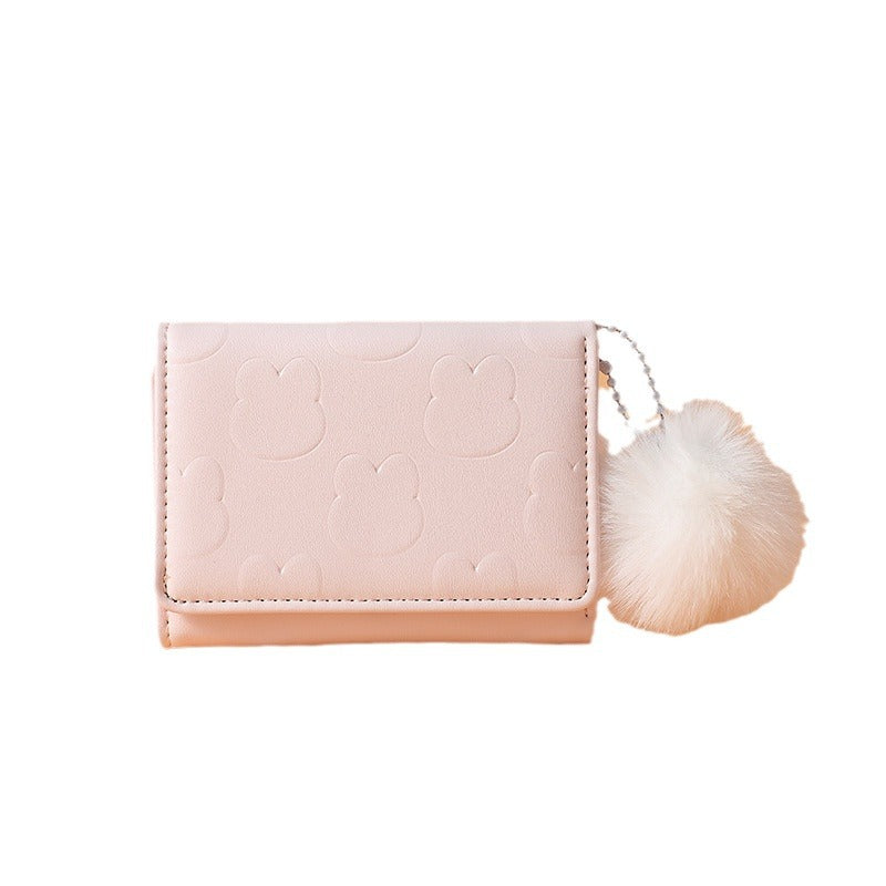 Women's Short Solid Color Spring Pattern Simple Ladies Wallets