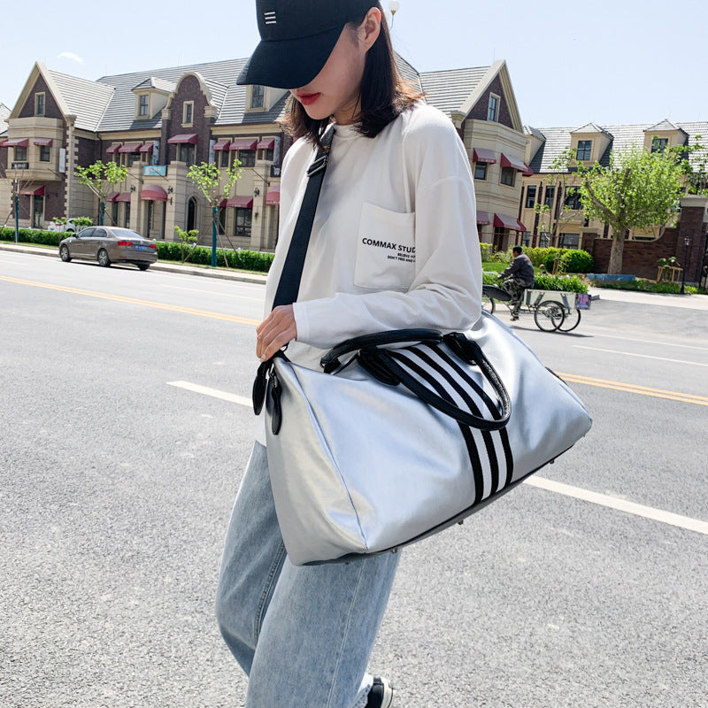 Capacity Independent Shoe Compartment Dry Wet Separation Travel Bags
