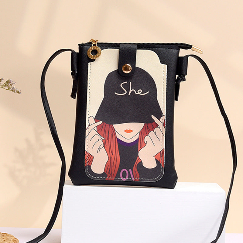 Women's Cute Mobile Korean Fashion Fresh Crossbody Bags