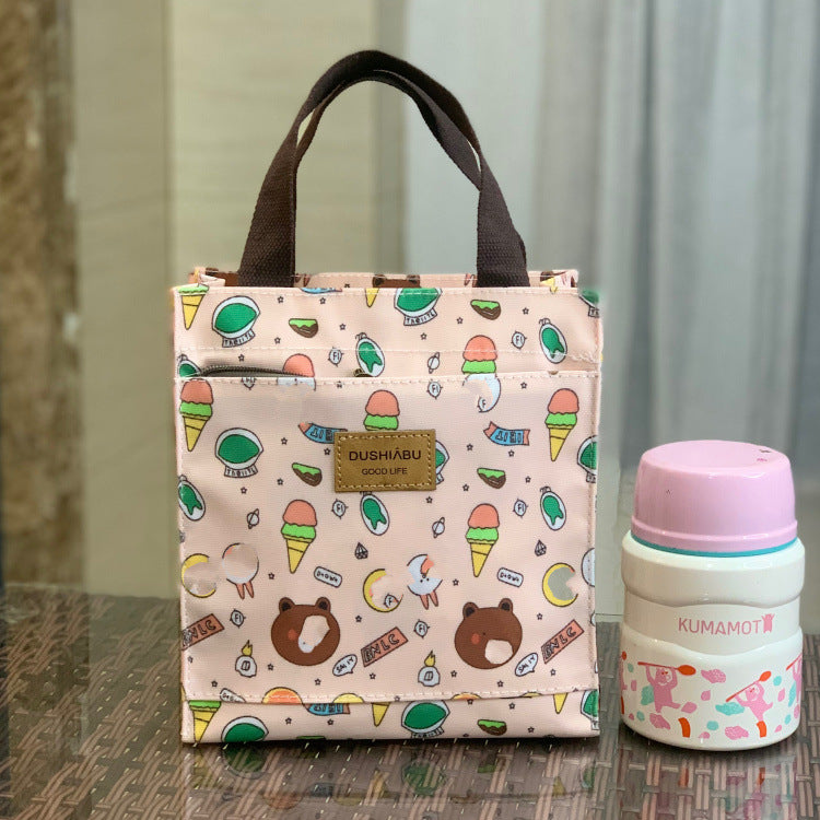 Volume Waterproof Lunch Box Snack Make-up Handbags