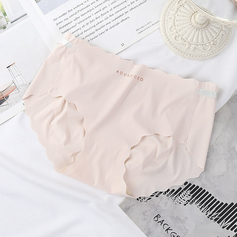 Women's Seamless One-piece Ice Silk Underwear Breathable Comfortable Panties