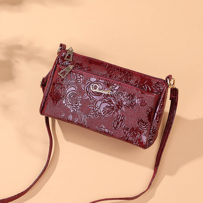 Women's Female Stall Running Rivers Lakes Rose Crossbody Bags