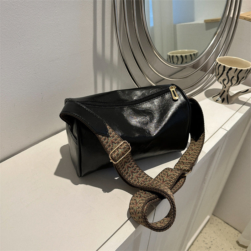 Women's Style Wide Strap Pillow Large Capacity Shoulder Bags