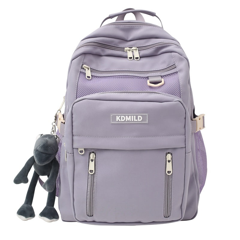 Women's & Men's & Korean High College Versatile Large Backpacks