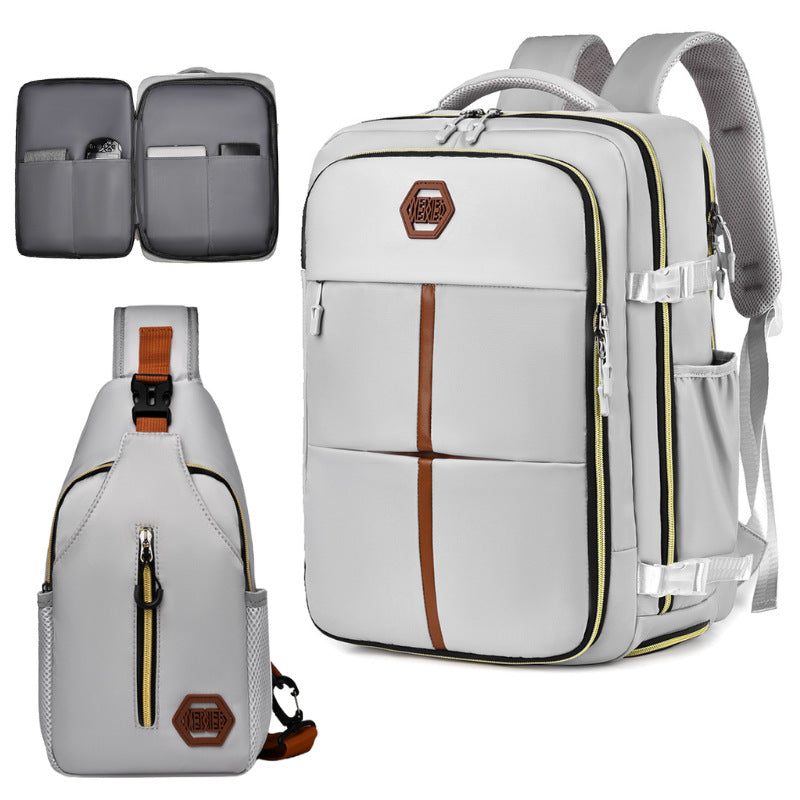 Men's Large Capacity Simple Style Inch Computer Backpacks