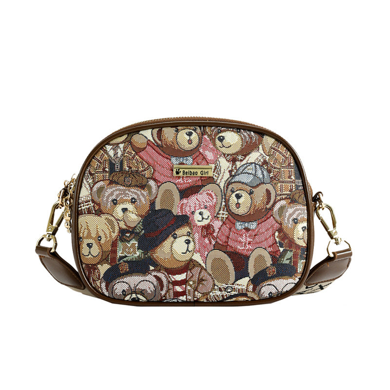 Cool Women's Fashion Source Bear Round Bags