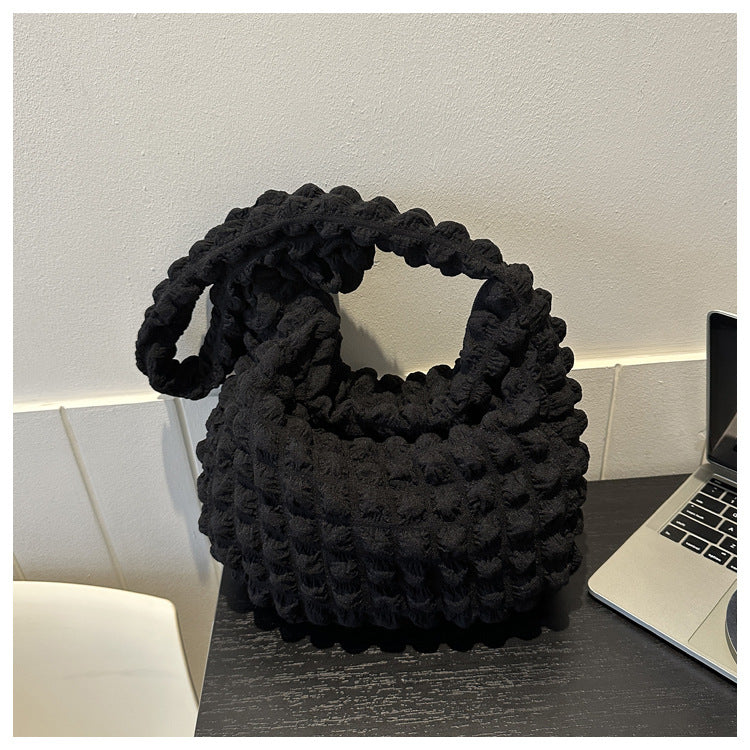 Bubble Flower Family Lunch Daily Commuter Shoulder Bags