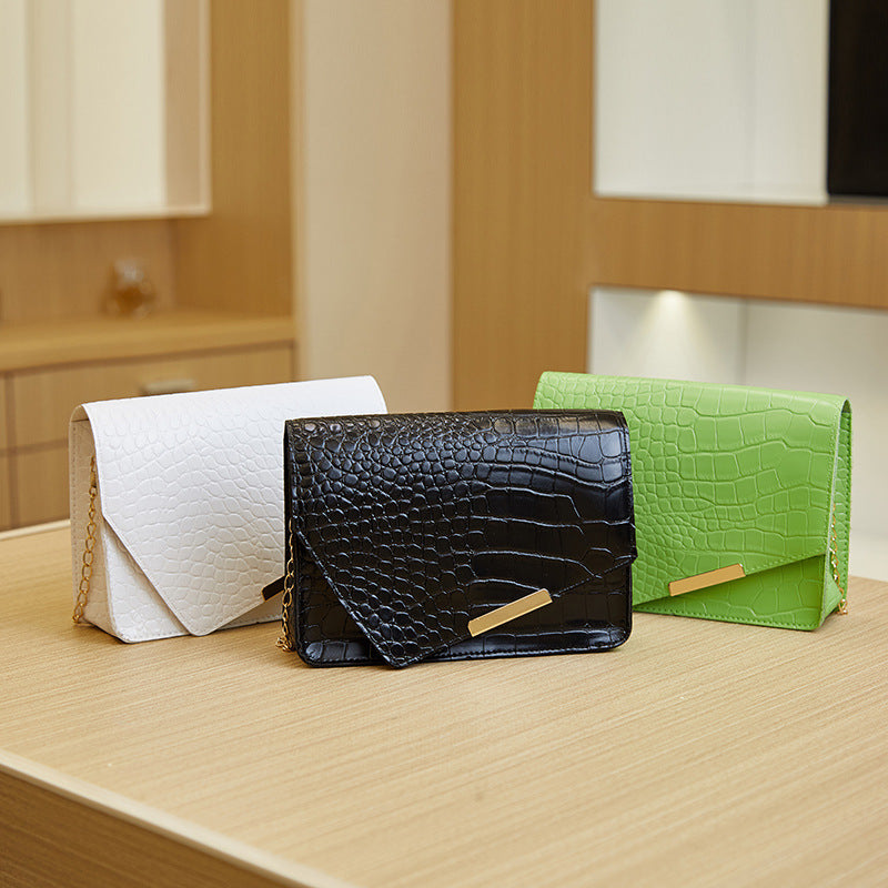 Fashion Graceful Women's Trendy Crocodile Pattern Shoulder Bags