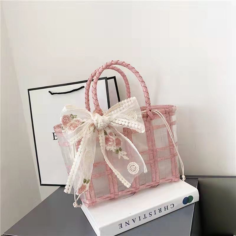 Women's Wedding Large Capacity Woven Hand Gift Bags