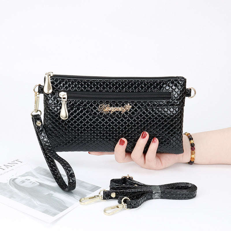 Women's Fashion Clutch Pouch Simple Mobile Shoulder Bags
