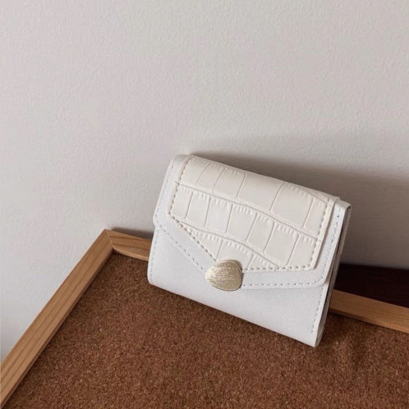 Women's About Portable Mini Short Zipper Snap Ladies Wallets