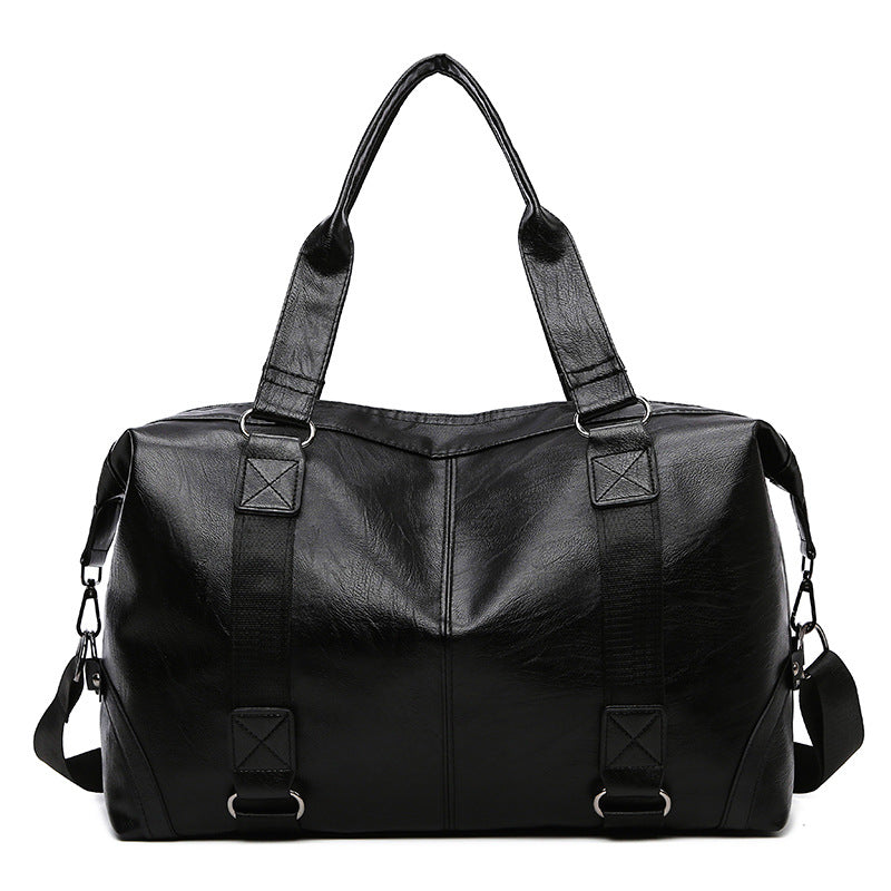 Soft Leather Textured Training Large Capacity Leisure Travel Bags